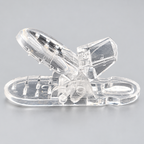 Clear Plastic Clips with Attachment Loop – Craft & Ribbon Supplies