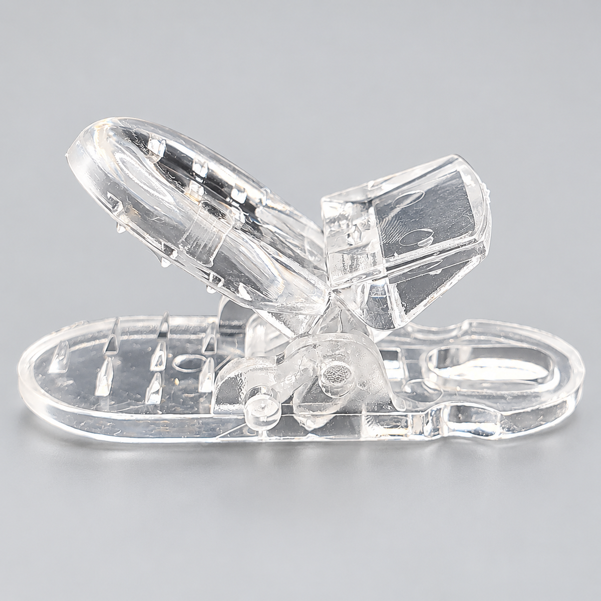 Clear Plastic Clips with Attachment Loop – Craft & Ribbon Supplies