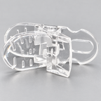 Clear Plastic Clips with Attachment Loop – Craft & Ribbon Supplies