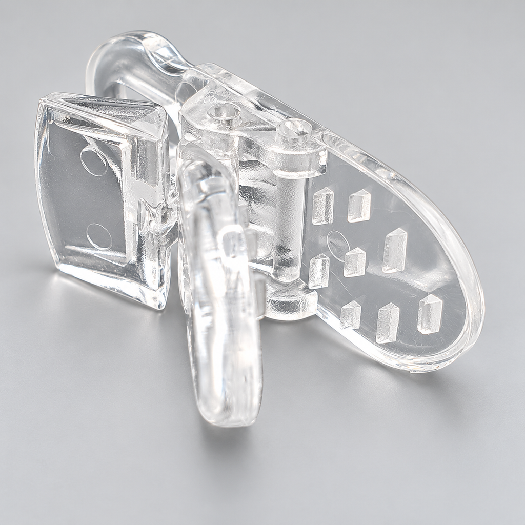 Clear Plastic Clips with Attachment Loop – Craft & Ribbon Supplies