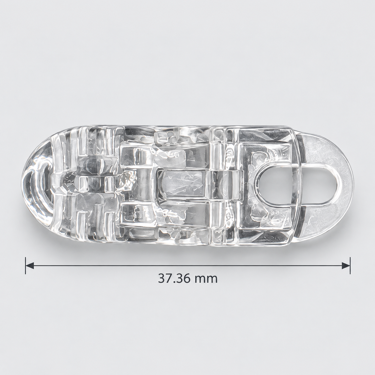 Clear Plastic Clips with Attachment Loop – Craft & Ribbon Supplies