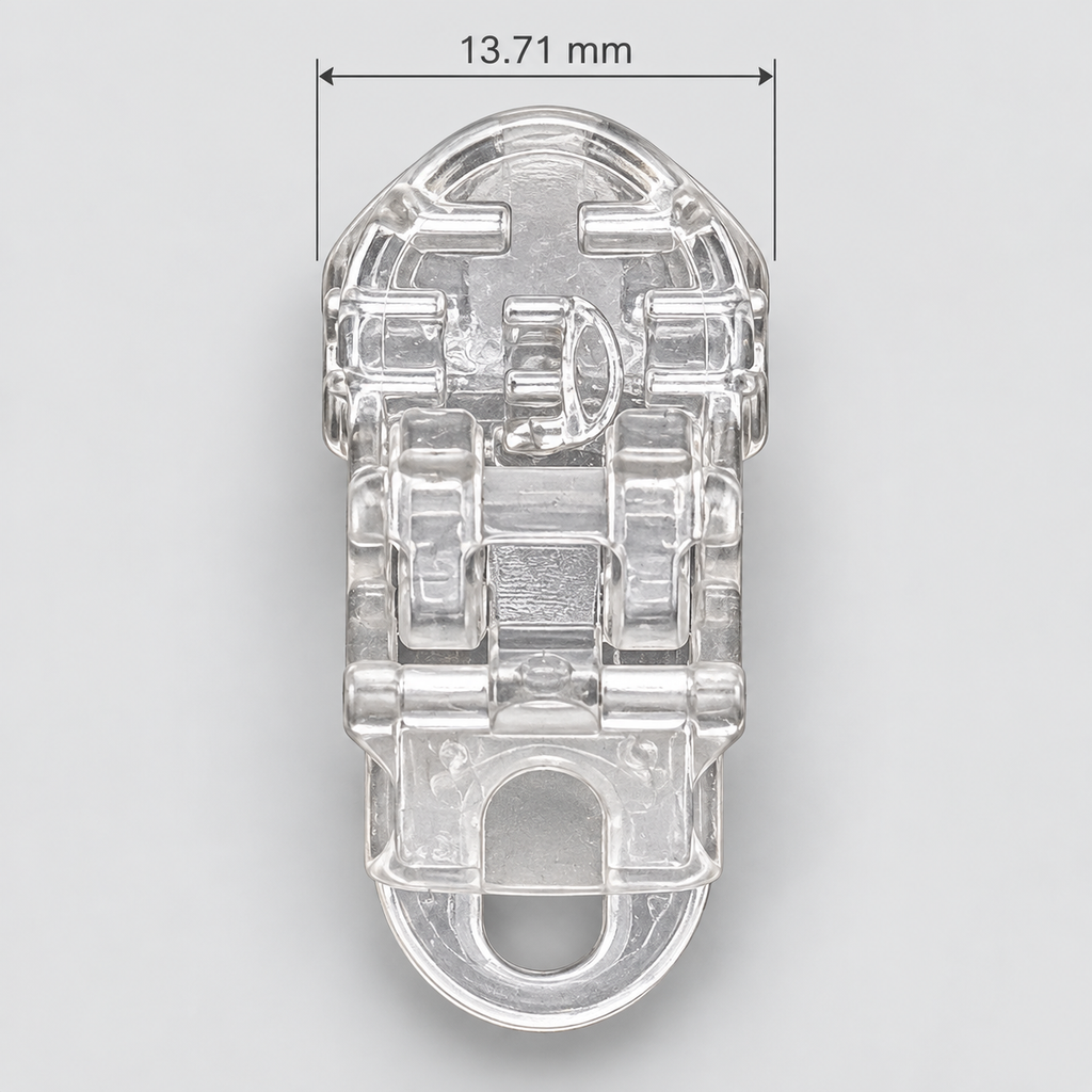 Clear Plastic Clips with Attachment Loop – Craft & Ribbon Supplies
