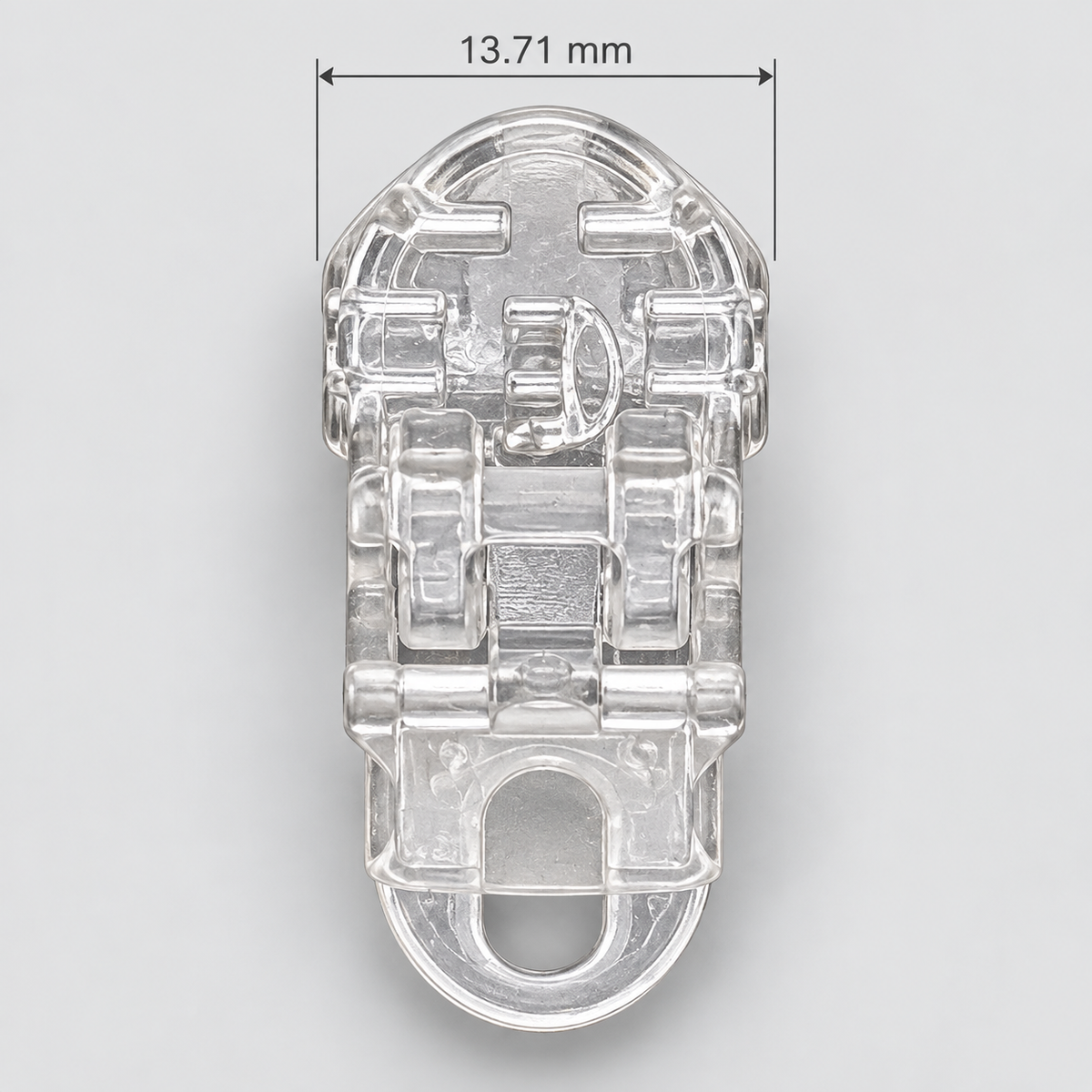Clear Plastic Clips with Attachment Loop – Craft & Ribbon Supplies