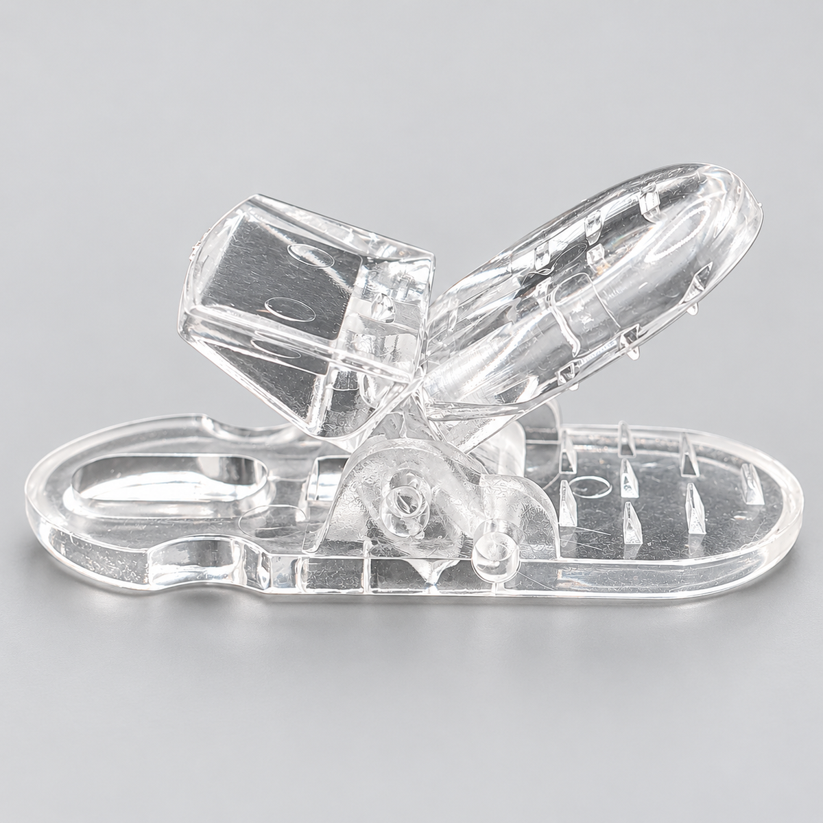 Clear Plastic Clips with Attachment Loop – Craft & Ribbon Supplies