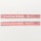 15mm Personalised Ribbon with Custom Text – Satin Gift Ribbon