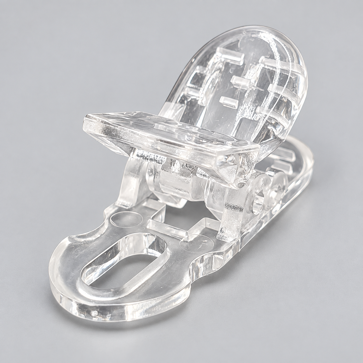 Clear Plastic Clips with Attachment Loop – Craft & Ribbon Supplies