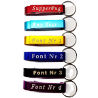 Personalised Metal Bottle Opener Keyring – Custom Laser Engraved Text
