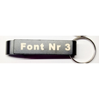 Personalised Metal Bottle Opener Keyring – Custom Laser Engraved Text