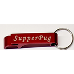 Personalised Metal Bottle Opener Keyring – Custom Laser Engraved Text
