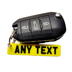 Personalised 3D Printed Number Plate Keyring – Custom Car Registration