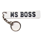 Personalised 3D Printed Number Plate Keyring – Custom Car Registration