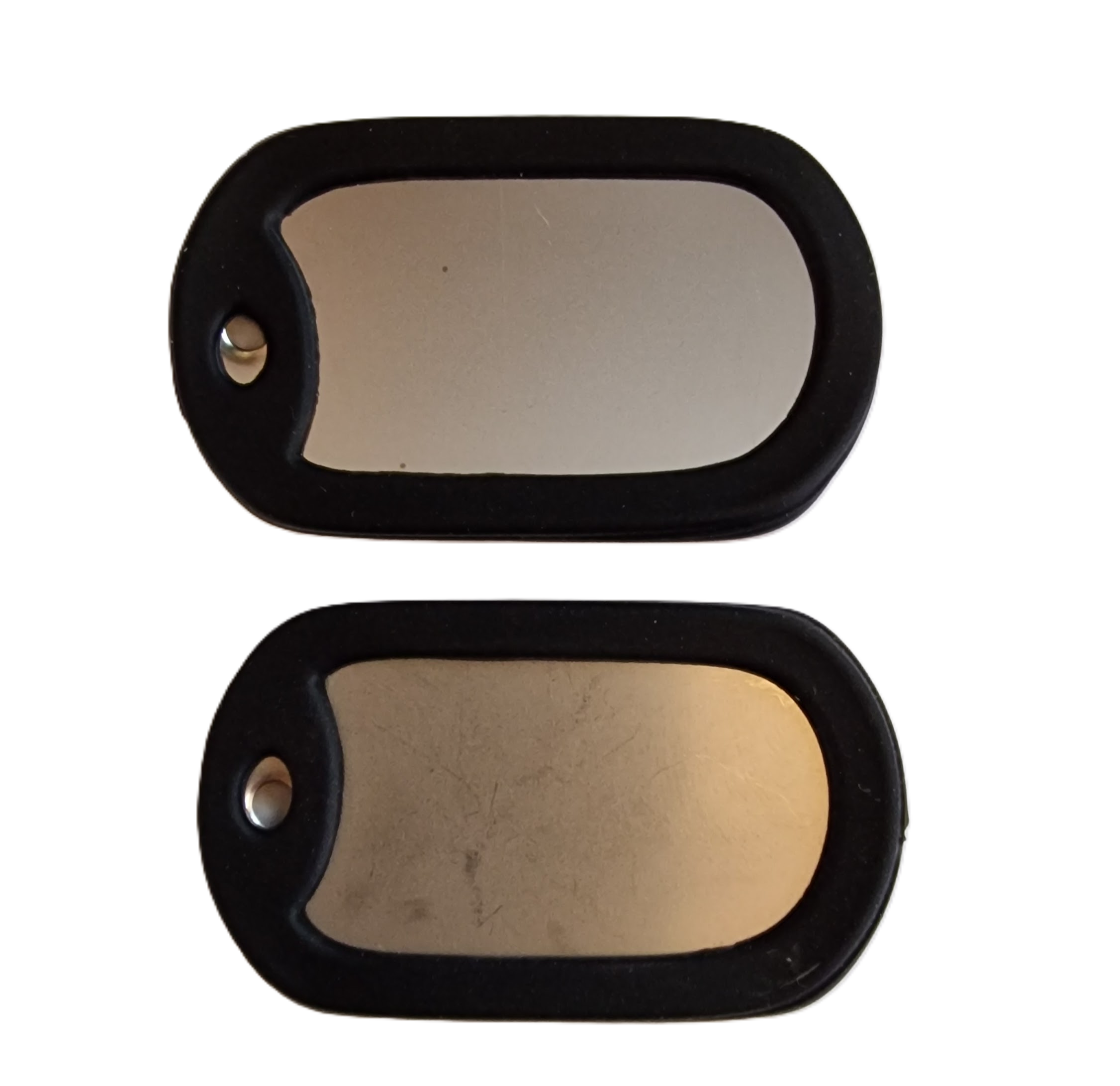 Custom Military Dog Tag Personalised Embossed ID Tag  Stainless Steel