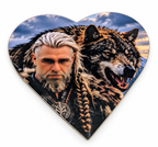 Personalised Heart Photo Fridge Magnet 65 × 65 mm – Custom Picture Gift