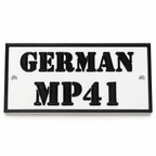 Personalised 3D Printed Sign – Custom Text Plaque 10 × 5 cm