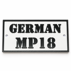 Personalised 3D Printed Sign – Custom Text Plaque 10 × 5 cm
