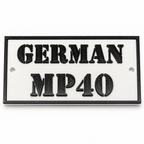 Personalised 3D Printed Sign – Custom Text Plaque 10 × 5 cm
