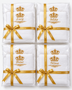 Personalised Embroidered Towel with Name – Crown Design