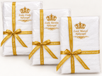 Personalised Embroidered Towel with Name – Crown Design
