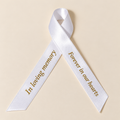 Personalised Memorial Ribbon 20 mm – Custom Funeral Tribute