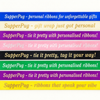 15mm Personalised Ribbon with Custom Text – Satin Gift Ribbon