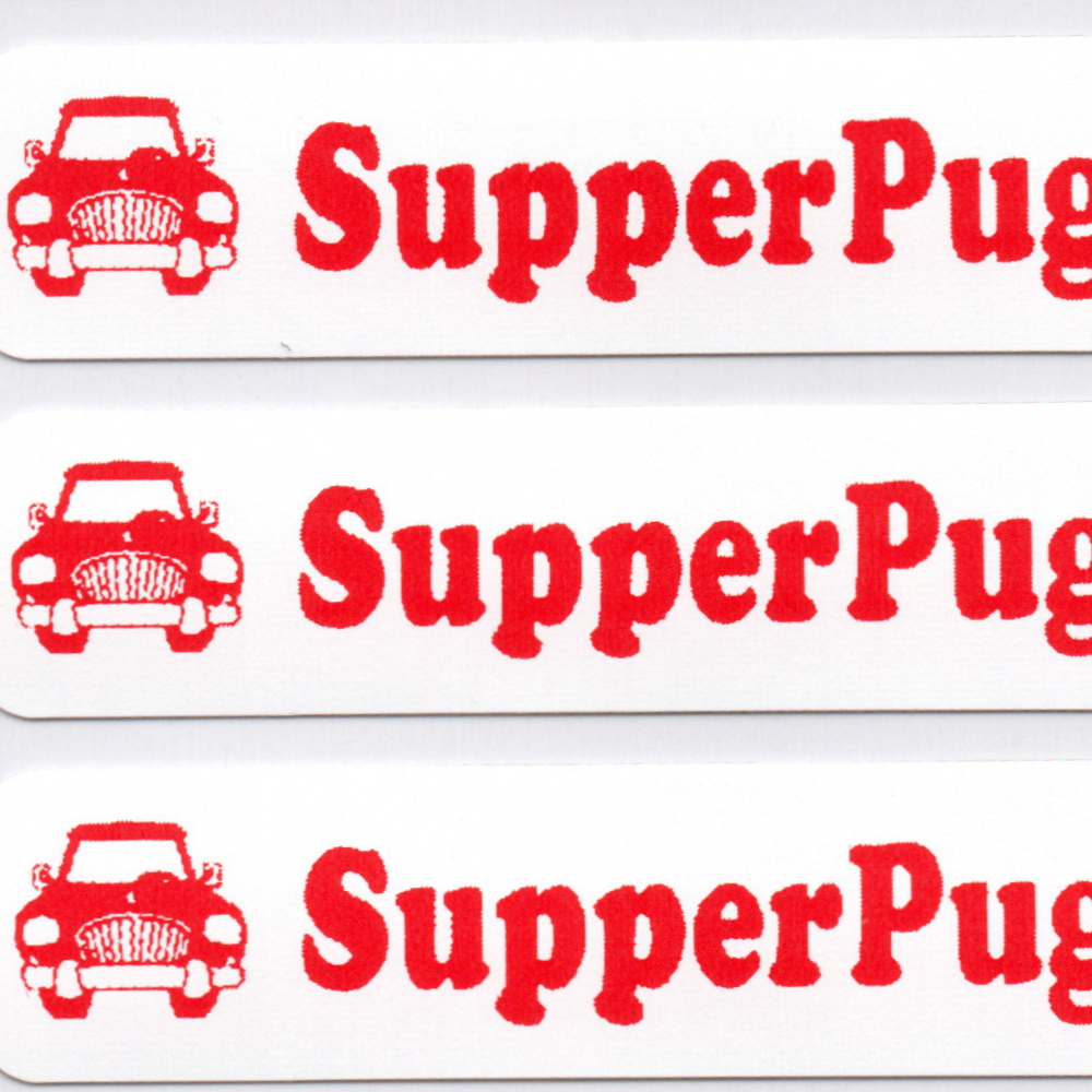 Red Iron on labels Name school uniform Personalised pack of 1 5 10 25 30 50 100 (Copy) (Copy) (Copy)