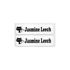 Personalised Black Iron-On Name Labels for Clothes & School Uniform