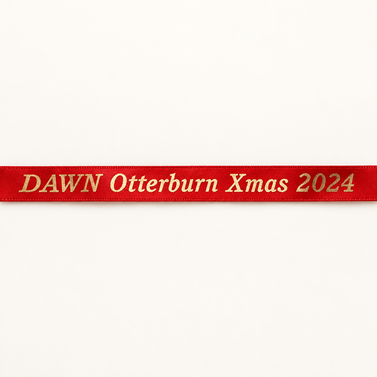 15mm Personalised Ribbon with Custom Text – Satin Gift Ribbon