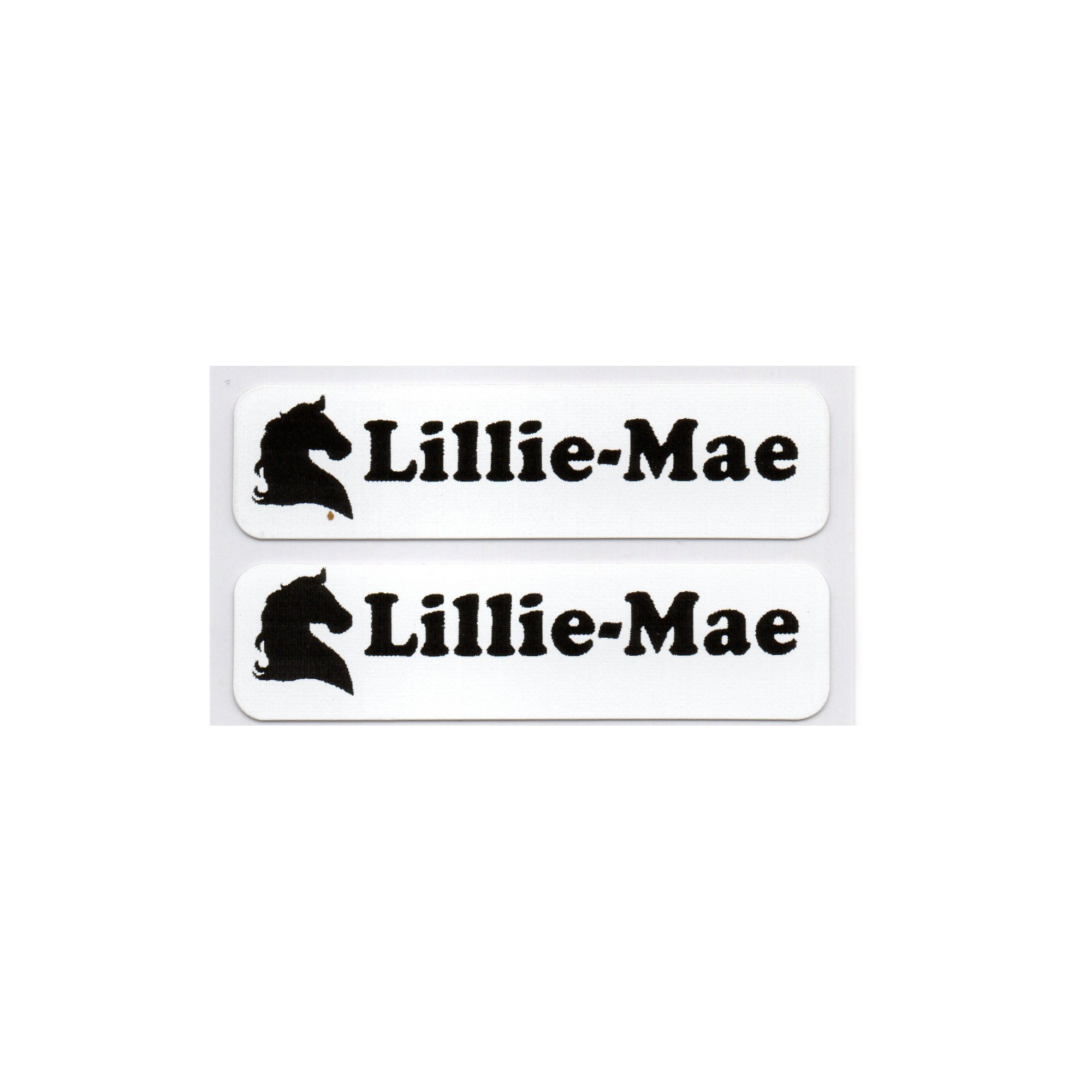 Black Iron on labels Name school uniform Personalised pack of 1 5 10 25 30 50 100