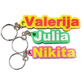 Personalised 3D Printed Name Keychain
