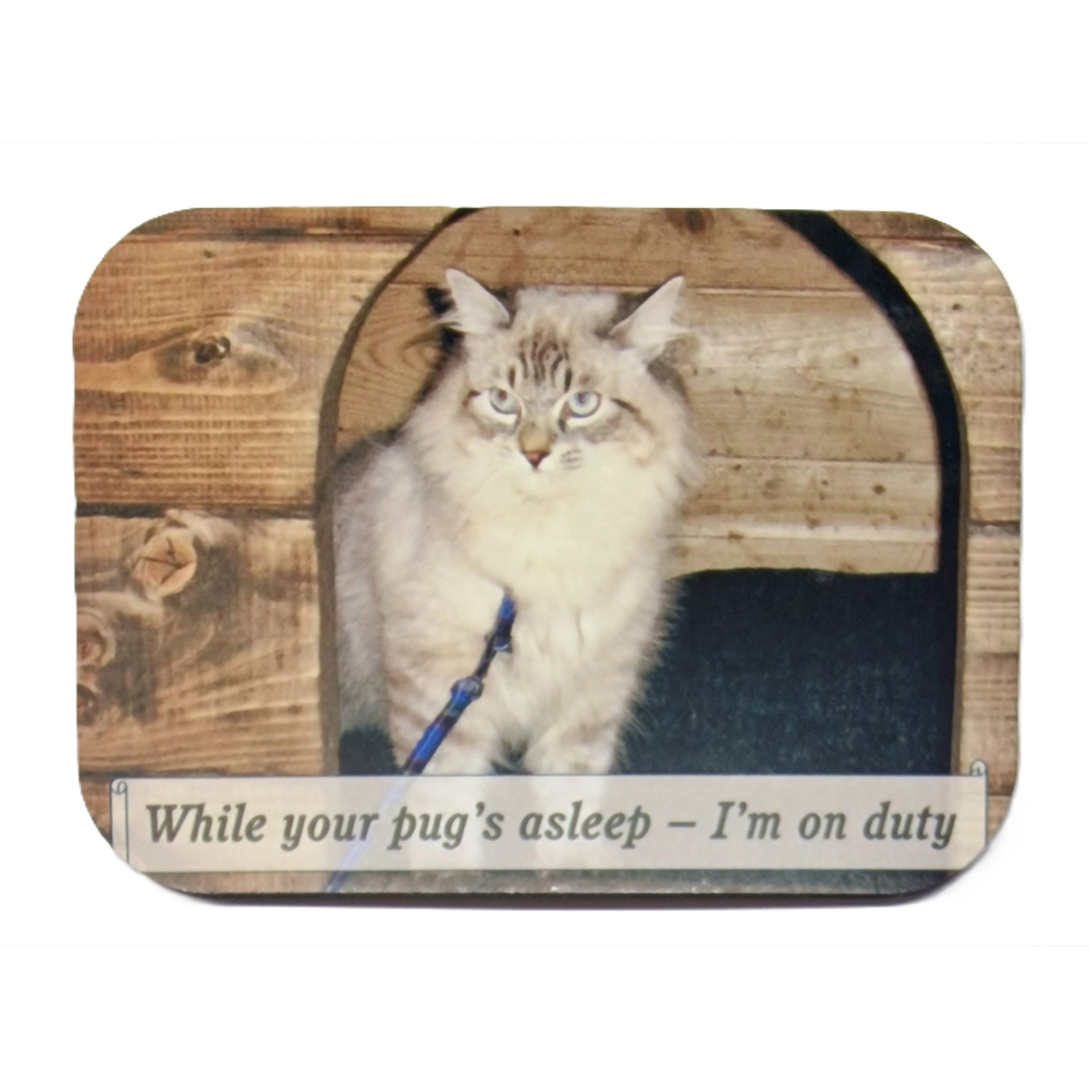 Custom MDF Fridge Magnet – Personalized Photo Magnet with Free Text 7x5 cm