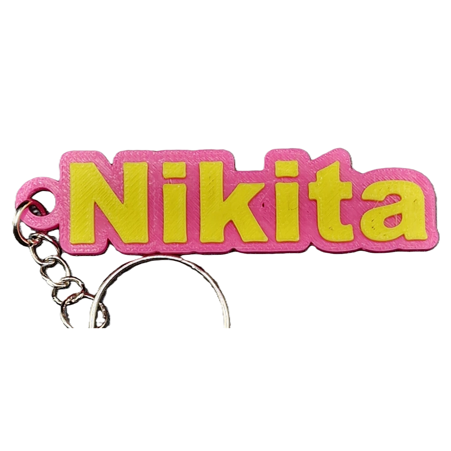 Personalised 3D Printed Name Keychain