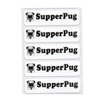 Personalised Black Iron-On Name Labels for Clothes & School Uniform