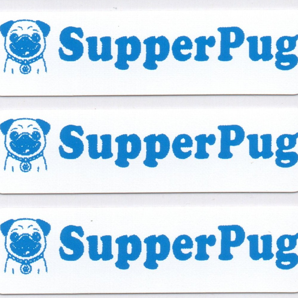 Personalised Blue Iron-On Name Labels for Clothes & School Uniform