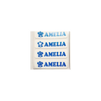 Personalised Blue Iron-On Name Labels for Clothes & School Uniform