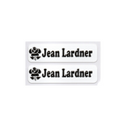 Personalised Black Iron-On Name Labels for Clothes & School Uniform