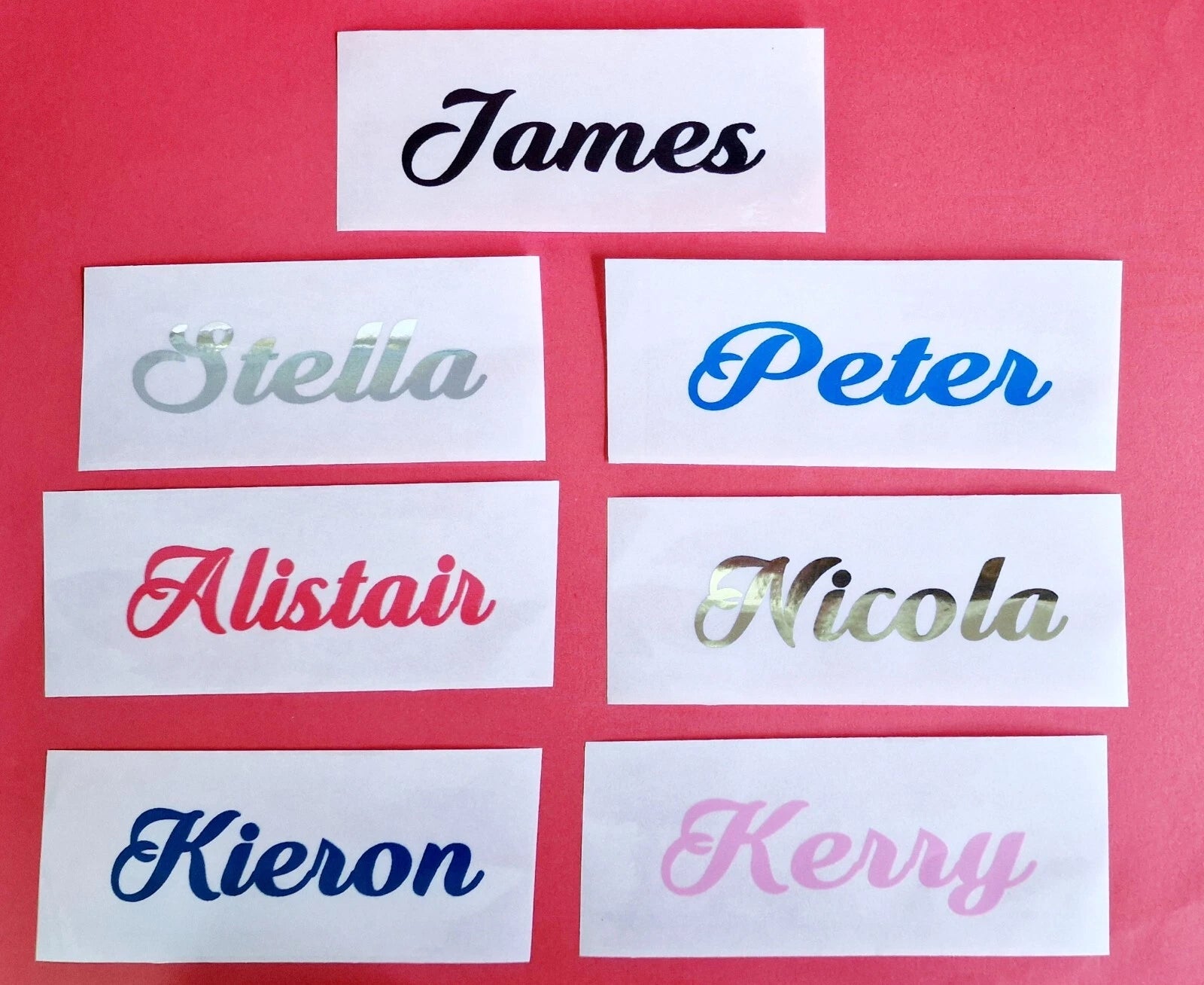Personalized Name Stickers for Bottles, Mugs, Glasses , Drawer , Box , Gift