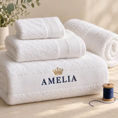 Personalised embroidered towels and gifts