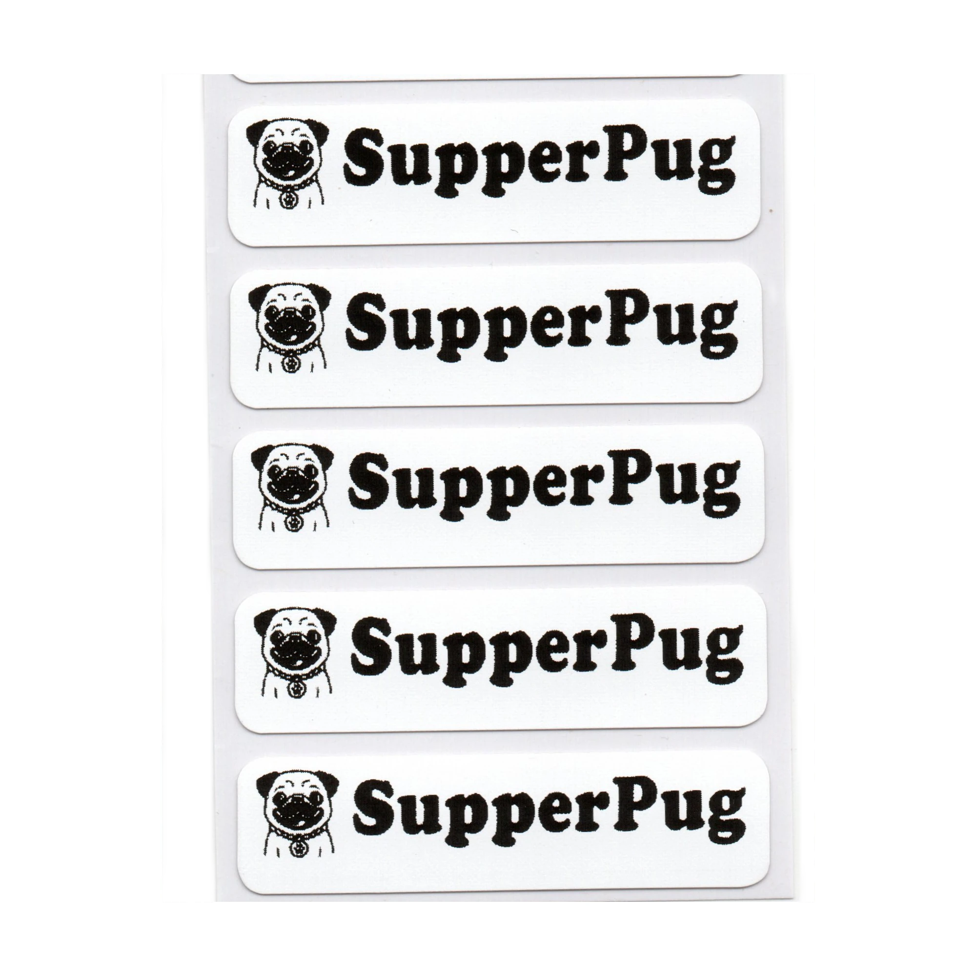 Personalised iron-on labels