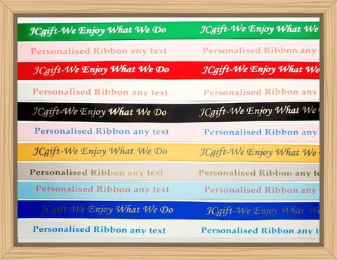 Personalised satin ribbon